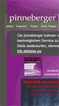 Mobile Screenshot of pinneberger-buehnen.de